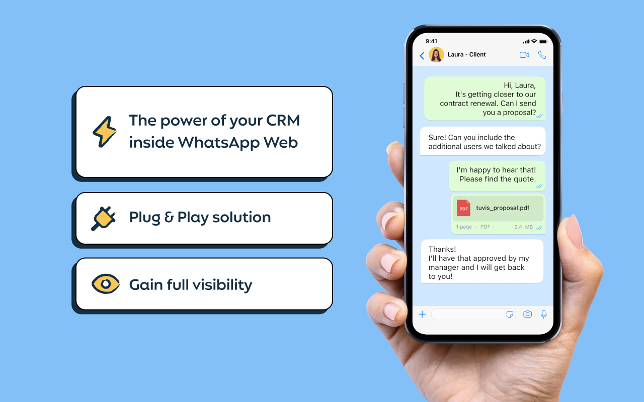 Tuvis for WhatsApp and Salesforce Preview image 3