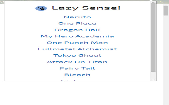 Lazy Sensei chrome extension