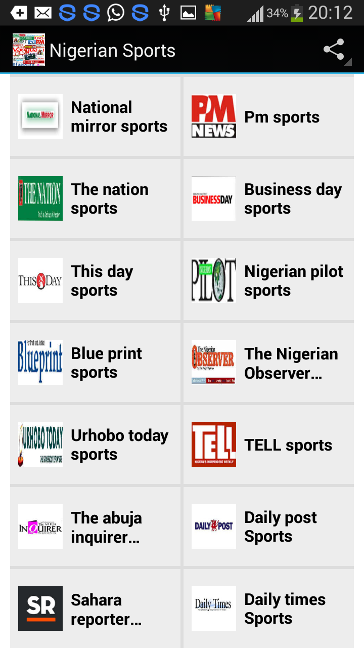 All Nigerian News Screen 3