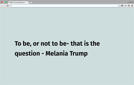 Melania Trump Motivational Quotes Preview image 0