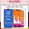 Kính Cường Lực Iphone Full Màn 10D 6/6S/6Plus/7/7Plus/8/8Plus/Plus/X/Xr/Xs/11/12/13/14/Pro/Max/Plus