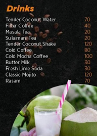The Dosa Cafe menu 1