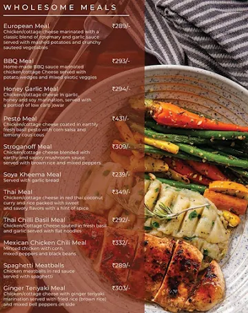 Cafe Nutrithink menu 