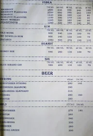 Rajratna Executive menu 1