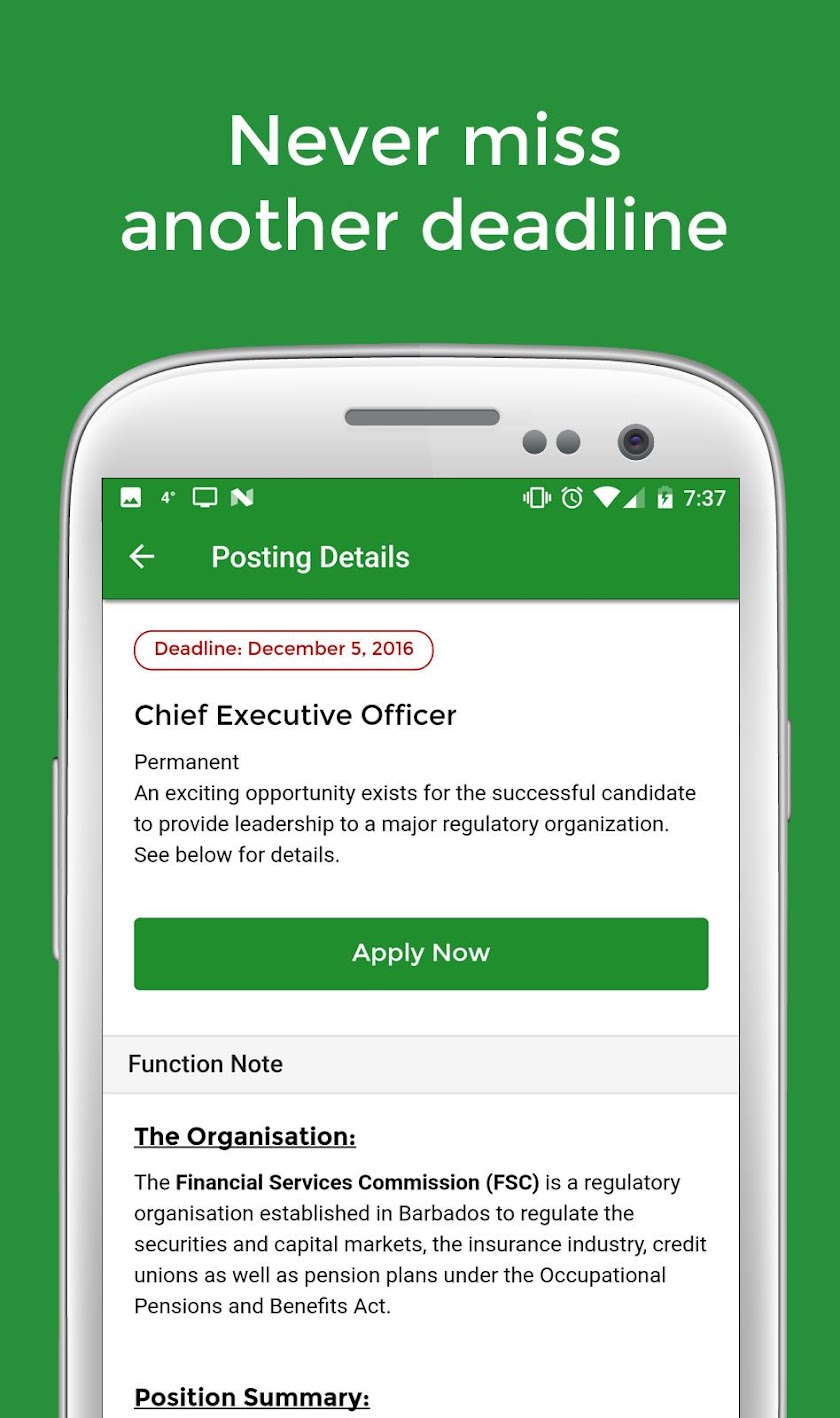 Jobs On The Go Screen 2