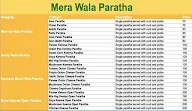 Mera Wala Paratha menu 1