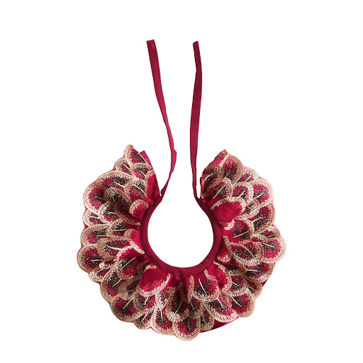 Title 3, Pet Peacock Feather Lace Embroidered Lace Scarf...