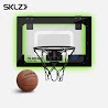 Banh Bóng Rổ Sklz Pro Mini Hoop Swish Foam Ball - Black/Silver - 10840