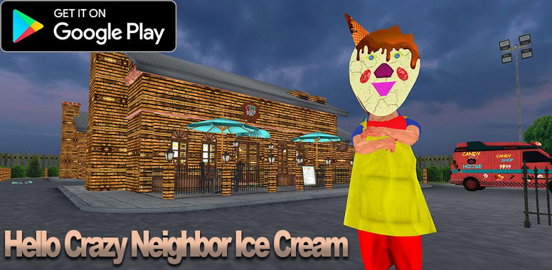 Hallo Crazy Neighbor Ice Scream Beängstigend Horor