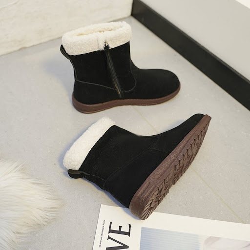 Title 1, Autumn and Winter New Flat Retro Cotton-padded ...