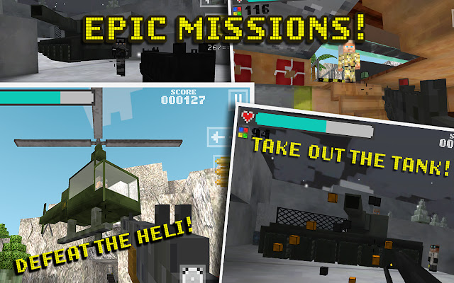 Block Gun 3D: Ghost Ops Game