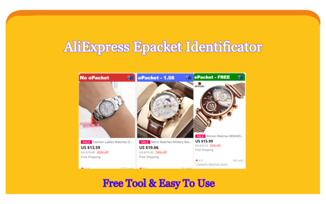 AliExpress Epacket Identificator Preview image 3