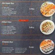 Sushiya menu 4