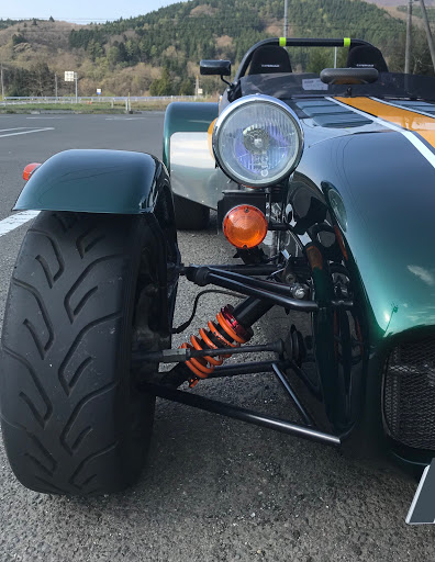 セブン 1700bdr のサスペンション アラゴスタ車高調 ダブルウィッシュボーン ワイドトレッド 愛車紹介に関するカスタム メンテナンスの投稿画像 車 のカスタム情報はcartune