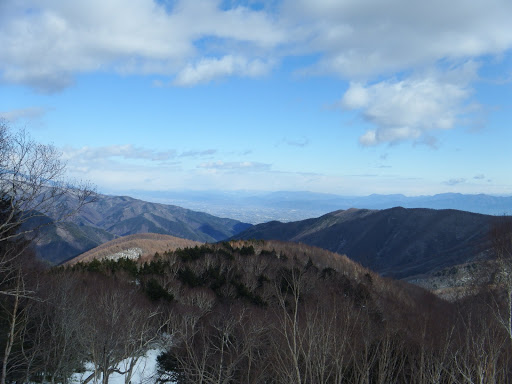 奥に松本市街地