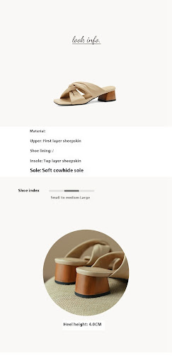 Title 11, Sheepskin Square Head Chunky Heel Outdoor Middl...