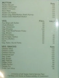 Hotel Simla Bar menu 2