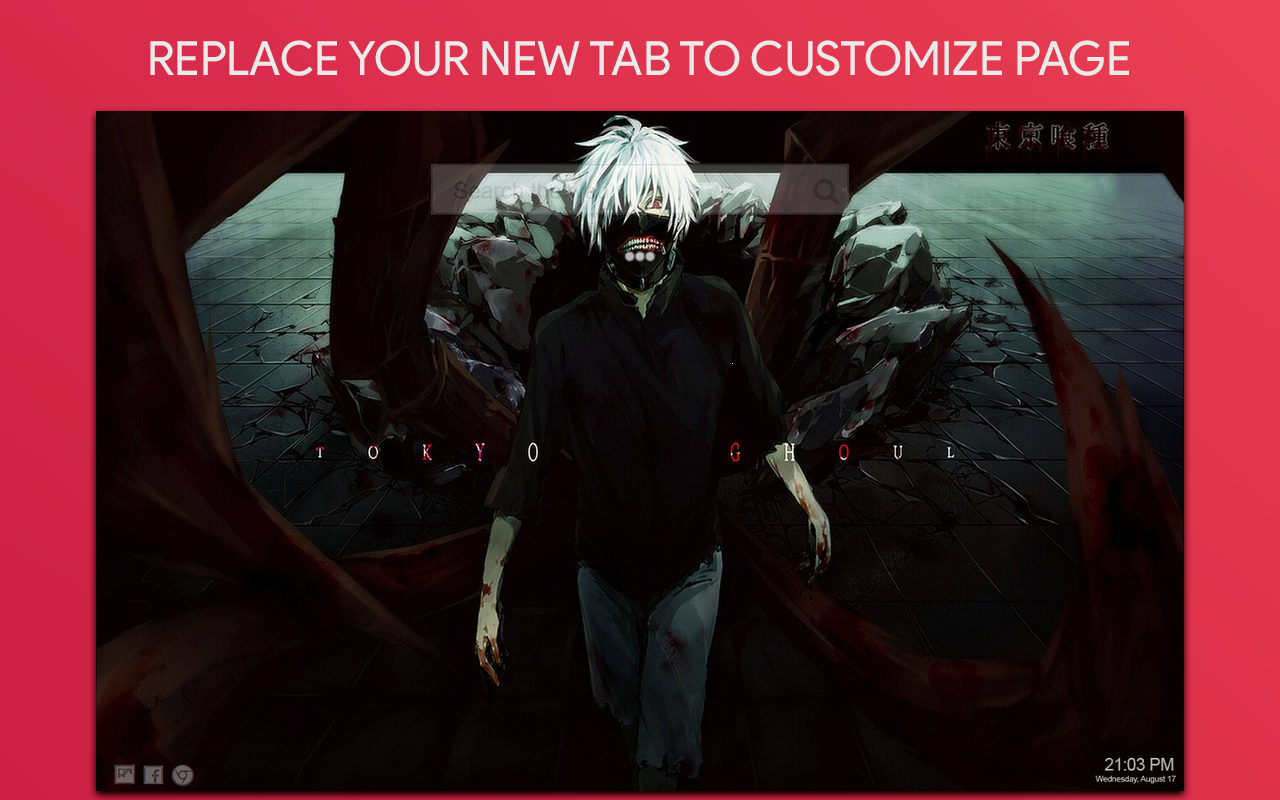 Anime Wallpaper HD Custom New Tab Preview image 3