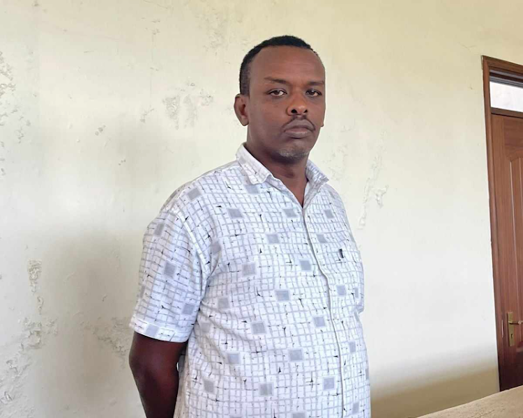 Ex-cop Rashid Ahmed before Justice Diana Kavedza at the High Court in Kibera, Nairobi on Thursday, December 7, 2023