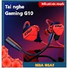 Tai Nghe Nhét Tai Gaming G10 New Pro 2022 Chống Ồn Cao Cấp Siêu Ngầu Dùng Cho Cả Máy Tính, Điện Thoại, Có Mic Rời