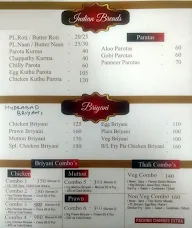 Hotel Brindavan menu 2