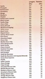 Sin City menu 1