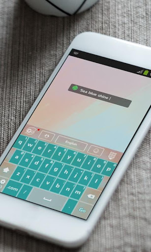 免費下載個人化APP|Sea blue shine GO Keyboard app開箱文|APP開箱王
