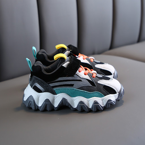Title 5, Velcro Student Sneakers Easy On and Off Shoes f...