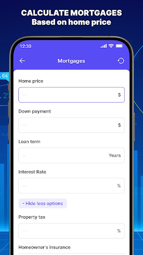 Screenshot EMI Loan Calculator - Mortgage