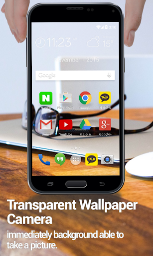 Transparent Wallpaper Camera