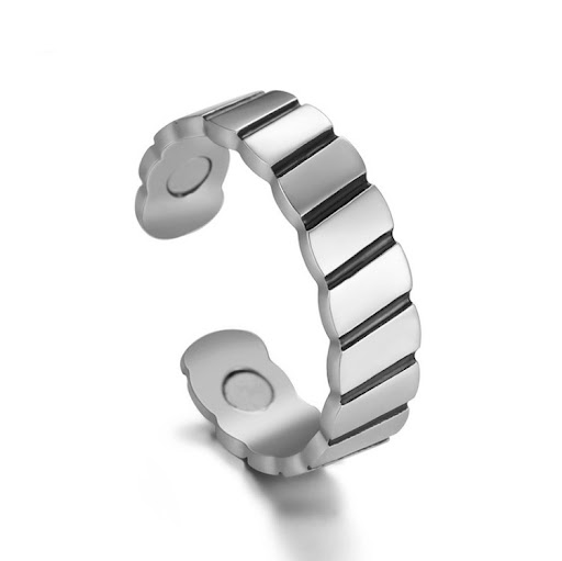 Title 8, Mens Popular Open Titanium Steel Personality T...