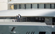 Super yacht Valerie, linked to Sergei Chemezov, chief of the Russian state aerospace and defence conglomerate Rostec, in Barcelona, Spain.