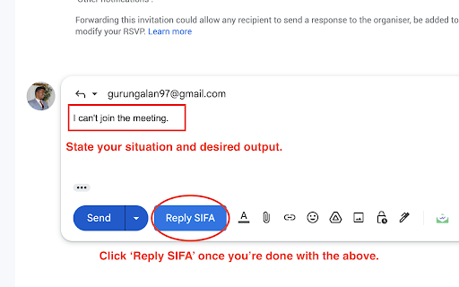 SIFA Reply