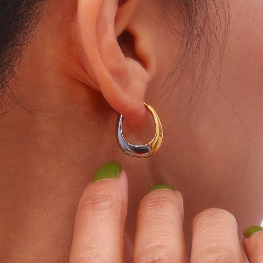 Title 3, Stylish and Simple Personality Pear-shaped Earr...