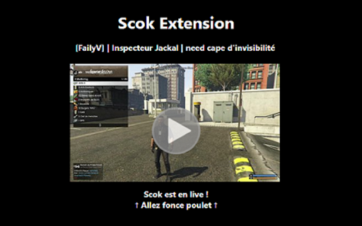 Extension Twitch Scok