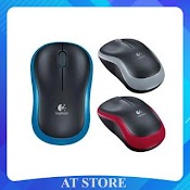 Chuột Quang Không Dây Logitech M185 Chính Hãng - Có Công Tắc On/Off - Tặng Kèm Pin [Giao Màu Ngẫu Nhiên]