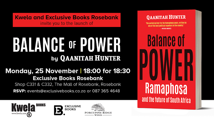 Award-winning journalist Qaanitah Hunter details 'the Ramaphosa years' in her new book.