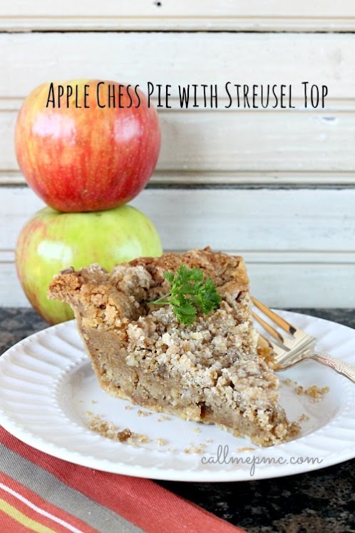 Apple Chess Pie With Streusel Top