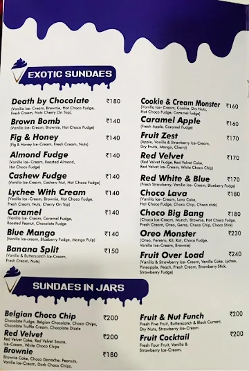 Minus21Degree menu 