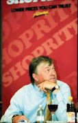 SUCCESS IN AFRICA: Shoprite chief executive, Whitey Basson, said the group's 1220 stores rang up a combined R23billion. Pic. Marianne Schwankhart. 19/02/08. © Sunday Times.