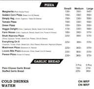 The Pizzas King menu 3