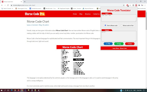 Morse Code Translator