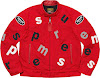 supreme x vanson leather letters cordura jacket