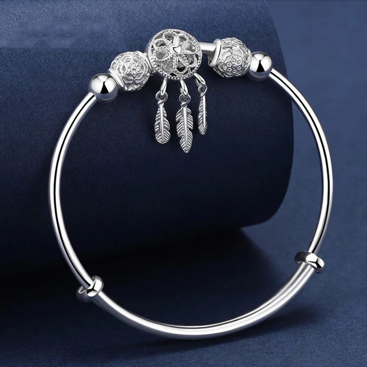 Title 2, Pulsera Elegante con Cuentas de la Suerte Vinta...