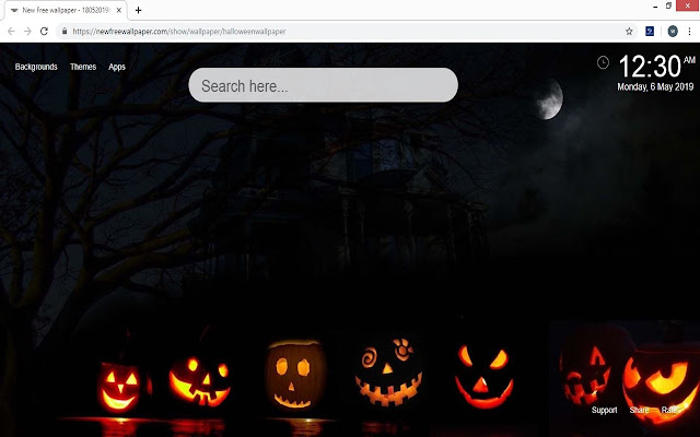 Halloween Wallpapers HD New Tab Themes