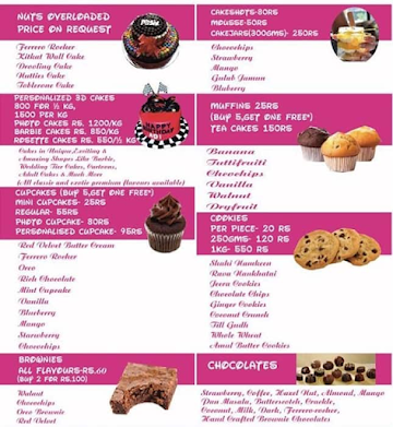 H2Chocolates menu 