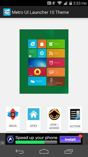 Metro UI Launcher 10 Theme