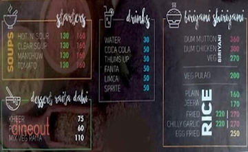 Thok menu 