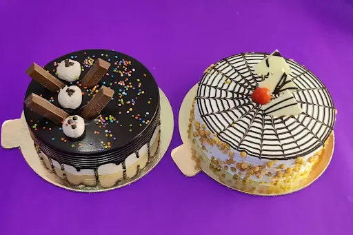 KitKat Sprinkle Cake [500 Grams] With Choco Butterscotch Cake [500 Grams]