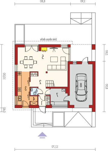 E14 II G1 MULTI-COMFORT - Rzut parteru